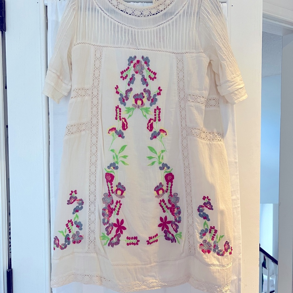 Free people embroidered dress